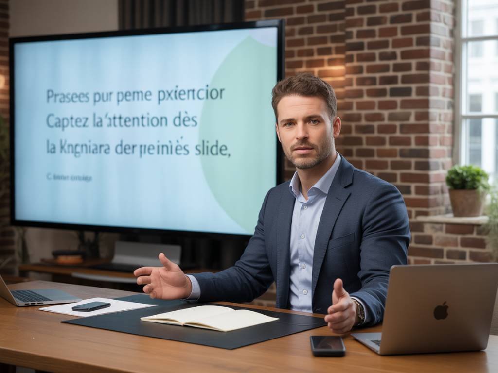 Phrases pour commencer une présentation : captez l’attention dès la première slide